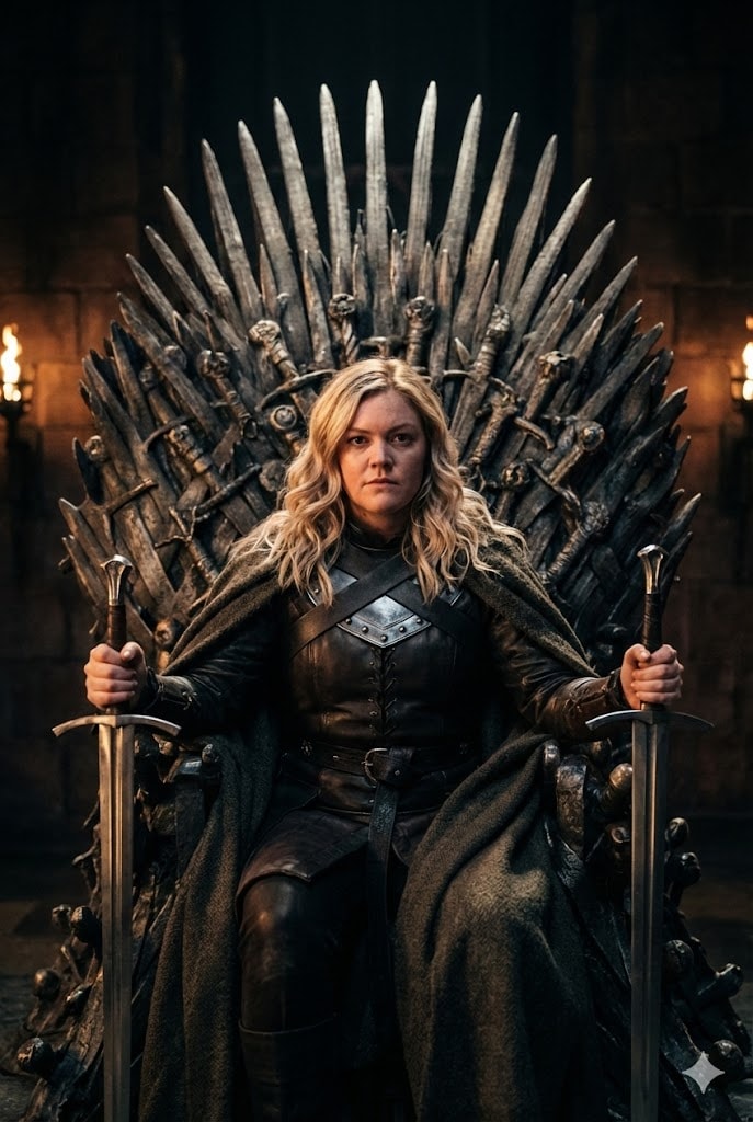 Fantasy Throne AI portrait example