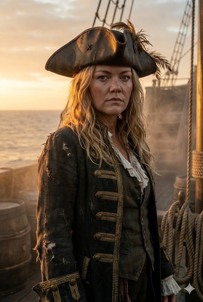 Pirate Captain AI portrait example
