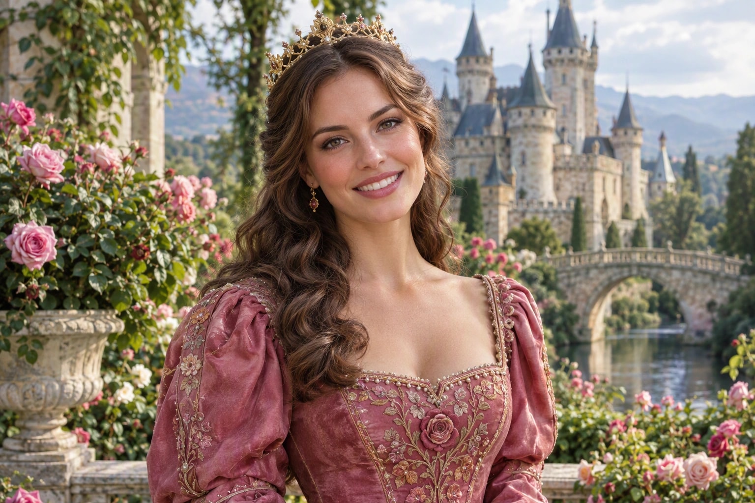 Fairytale Princess AI portrait example
