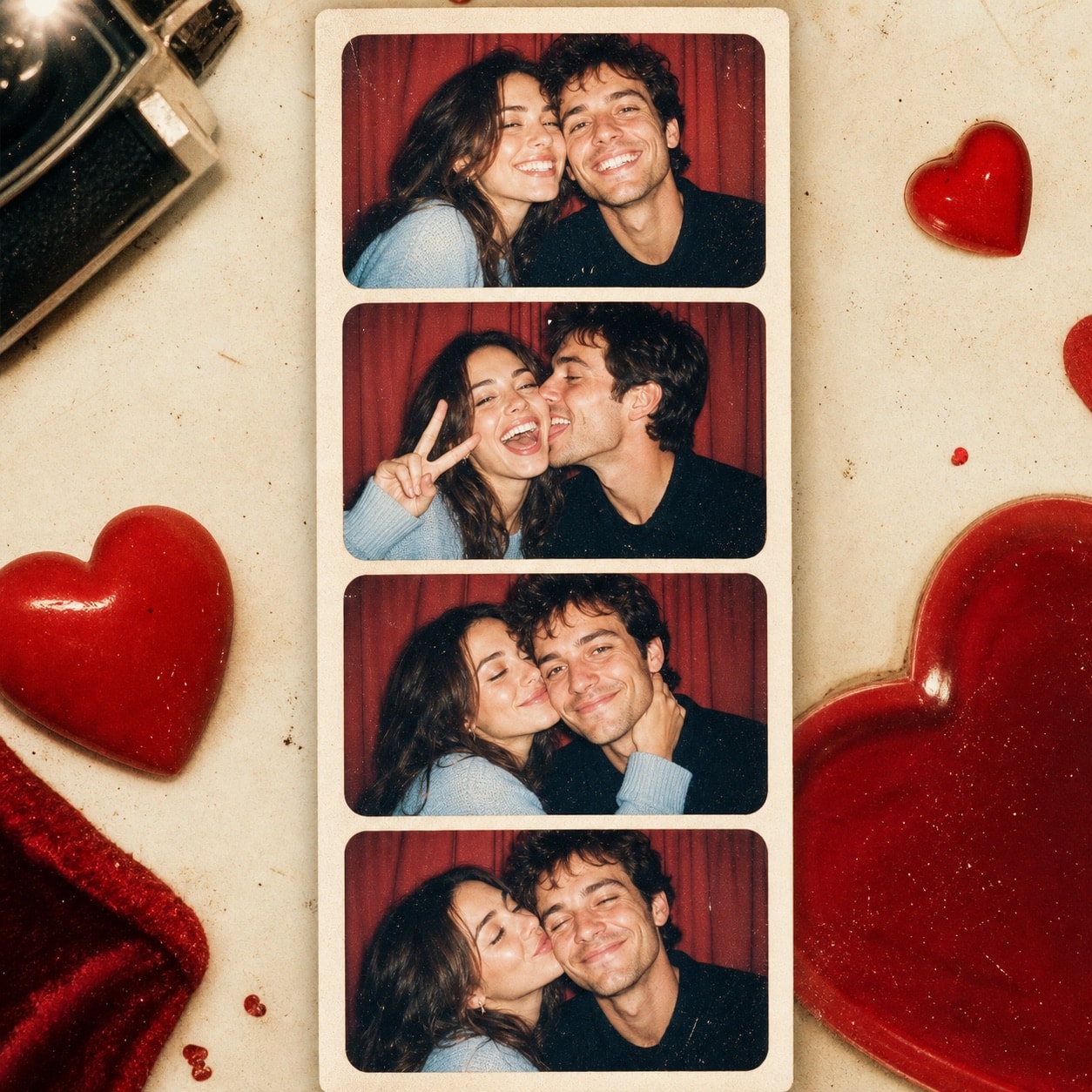 Photo Booth Love AI portrait example