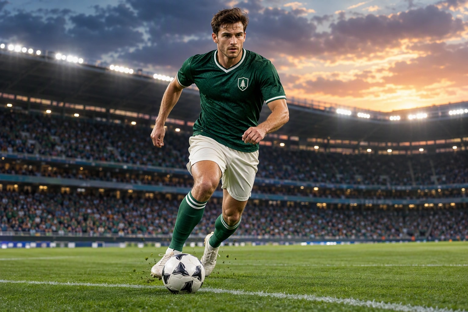 Soccer Star AI portrait example