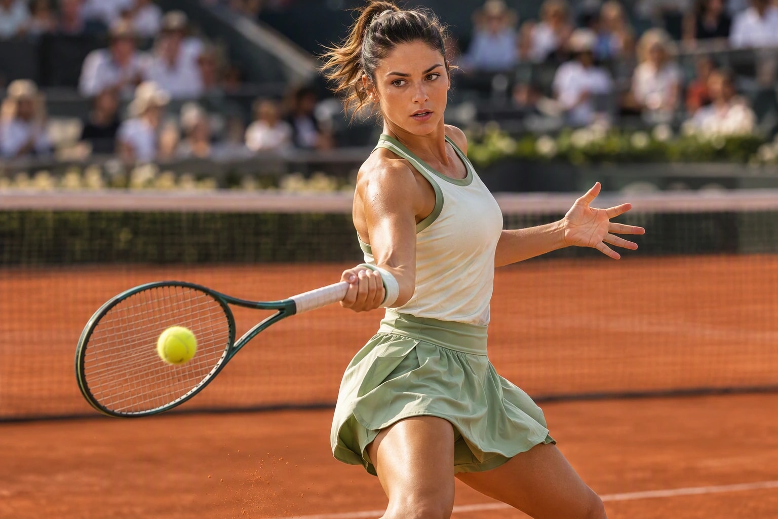 Tennis Champion AI portrait example